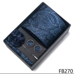 New Designer Blue Red Green Paisley Ties For Men Wedding Party Neck Tie Luxury Tie Pocket Square Cufllink Brooch Set