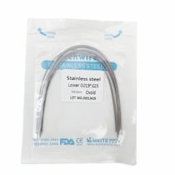 10pcs/pack Dental Orthodontic Stainless Steel Round/Rectangular Wire Ovoid Form Dentist Material Dental Arch Wire