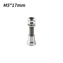 MUQZI Titanium Screw M5x17 19mm Stem Bolt Road Bike Handlebar Stem Bolt