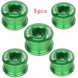 HASSNS Chainring Bolts 5Pcs Integrated Crankset Mtb Chainwheel Screws Monoplate Cranks Bicycle Dental Plate 6.5mm Mountain Bike