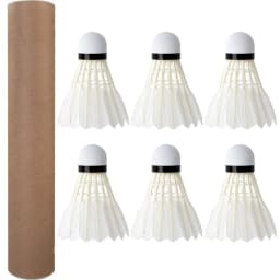 3/6/12Pcs New White Badminton Shuttlecock Professional Durable Badminton Balls Accessories Stable Badminton Trainer Household