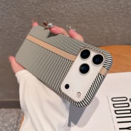 Kevlar Carbon Fibre PC Hard Case for iPhone 18 17 Air 16 Pro Max 15 14 Plus 13 12 11 Shockproof Camera Bumper Ultra Thin Cover