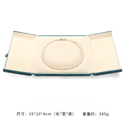 Pearl Necklce Gift Box Velvet Necklace Packaging Box Ring Holder Display Showcase Pendant Organizer