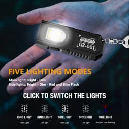 USB Rechargeable Torch With Pen Clip Powerful Mini Outdoor Working Lantern With Magnetic Portable Keychain LED COB Flashlight