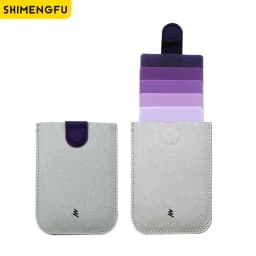 DAX V1 V2 V3 RFID Leather ID Card Holder Case Minimalist Portable Bag Men Bank Credit Card Cover Wallet Money Purse Women