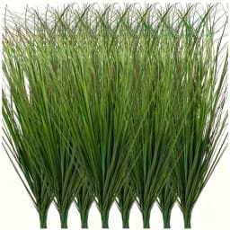12/28pcs Artificial Green Plants - Resin Onion Grass | Suitable for Indoor/Outdoor Decoration, Perfect for Christmas And Summer