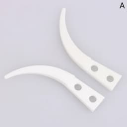 2pcs Insulated Straight Curved Tip Anti-static Ceramic Tweezers Electronic Industrial Ceramic Tweezers For Industry