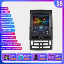 9.7inch Android Car Radio For Peugeot 407 2004-2011 Intelligent Stereo Multimedia Player GPS Autoradio Carplay 4G Headunit RDS