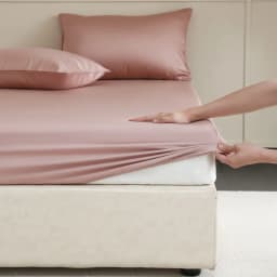 Natural 100% Mulberry Silk Fitted Sheet Luxury Mattress Cover Single Double King Queen Size High End Bed Cover Customized Size