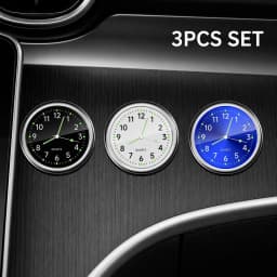 New Mini Car Clock Universal Car Dash Clock Luminous Internal Stick-On Digital Watch Mechanics Quartz Clock Car Accessories