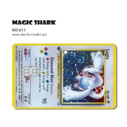 2026 New Charizard Blastoise Bulbasaur Eevee Metwo Sticker Film Skin Cover for Credit Debit Card