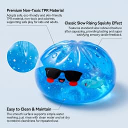 New Glitter Dumpling Colorful Simulation Steamed Bun Decompression Toy for Anxiety Squishes Stress Balls 2026 Viral Fidget Toy