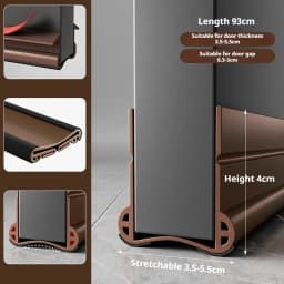 Flexible Door Bottom Sealing Strip Door Gap Soundproofing Wind and Dust Proof Weather Strip Under Door Draft Stopper Tape