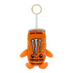 21pcs/lot 12cm Monster Energy Drink Plush Toy Keychain Simulation Can Zero Sugar Stuffed Doll Cute Gift For Fans Bag Charms