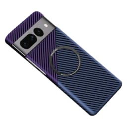 2025 New Luxury Carbon Fiber Texture Pattern Magnetic Ultra Slim Case For Google Pixel 8 9 10 Pro Matte MagSafe Ring Armor Cover