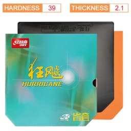DHS NEO Hurricane 3 Provincial Table Tennis Rubber Orange Sponge NEO H3 Prov OS Ping Pong Rubber Sticky Top Sheet