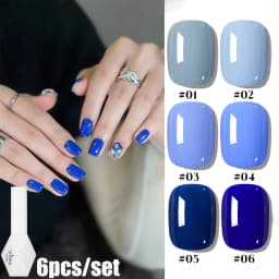 1-6pcs SHAKA Spring Ice Skin Naked Pink Gel Nail Polish 2026 New Style Versatile And Stylish Nail Art Nail Supplies