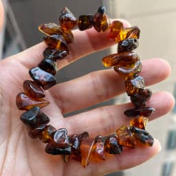 Original Amber Bracelets for Unisex New Genuine Irregular Beads Natural Black Medical Green Healing Jewelry Factory Unique Gift