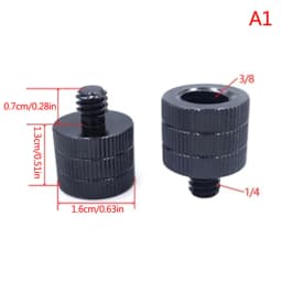 1/4 To M4M5 M6 M8 M10 Conversion Screw 3/8" Male To Female Thread Screw Mount Converter Adapter Standard 1/4 Mount Adapter Screw