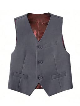 Boys' Suit Jacket Formal Single Breasted School Uniforms