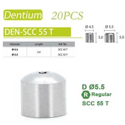 Dental Healing Abutment Healing Cover Screw/Cap High Precision Titanium Compatible with Dentium Implant System