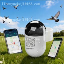 Waterproof mini real-time pigeonGps Hot Sale Electronic Bird locator Gps Pigeon locator Foot Ring for Pigeon Racing Training