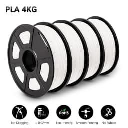 SUNLU 4Rolls PETG Filament 1KG 3D Printer 1.75MM Non-Toxic Good Toughness Biodegradable PLA PLAplus SILK No Bubble 0.5KG TPU