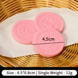 Simulation Cookies for Children, Simulation Accessories, Photography, Fake Biscuits, Early Education, DIY, 3 Pcs/Lot