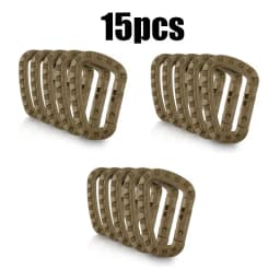 5/10/15/20pcs Tactical D-Shape Plastic Carabiner With Hard Spring Snap Clip ITW Keychain Gear Hook For Outdoor Camping Tools