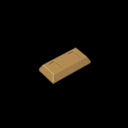Gobricks GDS-1499 Minifig Utensil Ingot / Bar compatible with lego 99563 pieces of children's toys
