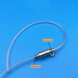 Clear Oil Extraction Pipe Rubber Brake Bleeder Kit One-Way Check Valves Quick-Connect Brake Bleeder Hose Replacement