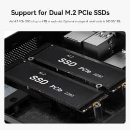 Beelink Mini PC SER 5 SER5 MAX AMD Ryzen R7 7735HS R5 5500U Desktop Gaming Computer WiFi 6 1000M M.2 2280 NVMe SSD 4K 60Hz