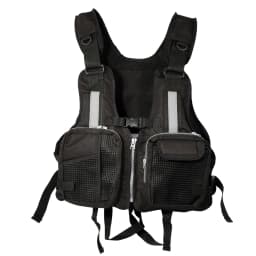 Fishing Vest Life Jacket With Fixing Strap Adjustable Vest with Whistle Mesh Breathable Multiple pockets Buoyancy Suit Outdoor
