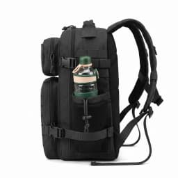 26L Tactical Hunting Backpack for Men with Dual Cup Holders, MOLLE Outdoor Hiking Rucksack for Deer Bow Archery Elk Duck Waterfowl Hunting, Camping Travel Gear Storage Bag
