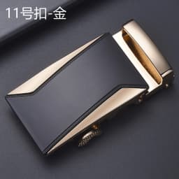 Men's Alloy Automatic Belt Buckle High quality Black metal buckle men's business casual width 35mm Belt(Only Can Match Our Belt)