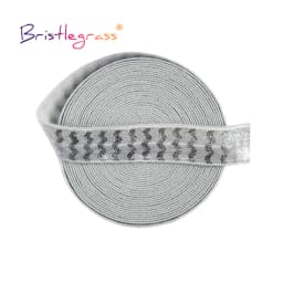 BRISTLEGRASS 2 5 10 Yard 5/8" 15mm Evil Eye Hamsa Hand Foil Print Fold Over Elastics FOE Spandex Bands Tape Hair Tie Sewing Trim