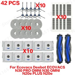 For Ecovacs Deebot ECOVACS N30 PRO OMNI N30 OMNI N20e PLUS N20e Spare Parts Main Side Brush HEPA Filters Accessories