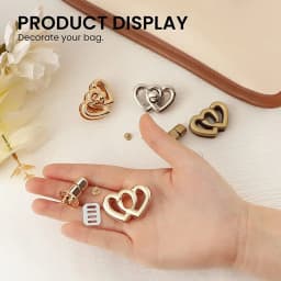 1Pcs Turn Locks Twist Lock for DIY Purses Bags Metal Clasp Handbag Shoulder Bag Purse Bag Accessories Metal Buckle