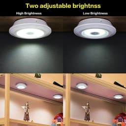 LED Light COB Under Cabinet Light Night Light Wireless Remote Control Dimmable Wardrobe Lamp 5W Super Bright Closet Lighting