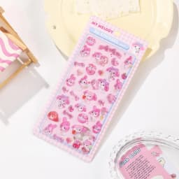 Sanrio 3D Crystal Stickers – Suitable for Decorating Phone Cases, Journals, and Scrapbooks; Great as Gifts for Children