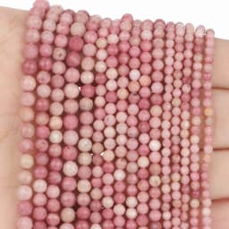 Natural Pink Opal Stone Beads Faceted 2mm 3mm 4mm Round Loose Beads Diy Bracelet Necklace Jewelry Making Accessories
