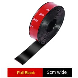 2M/4M/5M Car Door Protector Carbon Fiber Black Body Side Skirts Edge Guards Decorative Strip Anti-Scratch Protection Stickers