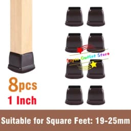 8PCS Soft Silicon Chair Leg Covers Felt Bottom Elastic Furniture Foot Protector Pads Anti-slip Table Legs Floor Protection Mat