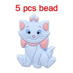 5pcs Silicone Cartoon Beads Pacifier Chain Baby DIY Care Pacify Accessory Adornment