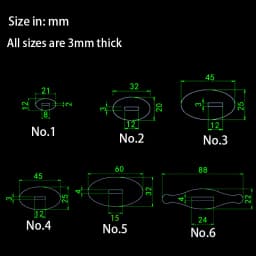1Piece Brass / Stainless Steel Knife Guard for Custom Knife Making Handle Bolster DIY Parts