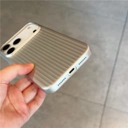 Electroplated 3D Stripes Pattern for Magsafe Magnetic Case For iPhone 17 17Pro 16 15 14 Pro Max Matte Shockproof Hard PC Cover