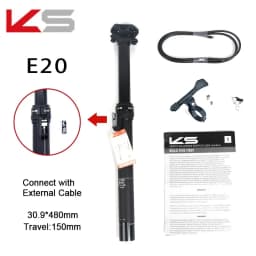 KS E20/E20-i 27.2 Sestpost Travel 100 125mm Remote Control Dropper KS Saddle Post 30.9/31.6mm Bike Saddle Post Travel 125mm