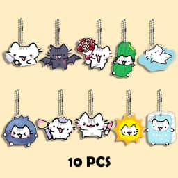Funny Cat Character Keychain Student Gift Bag Women's Bag Cute Things Gift For Best Friends Wholesale Gifts Kitty