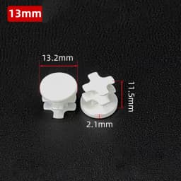 5~100Pcs 13mm~114mm White Round Plastic Blanking End Caps Chair Legs Tube Pipe Inserts Plug Bung Dust Cover Furniture Parts