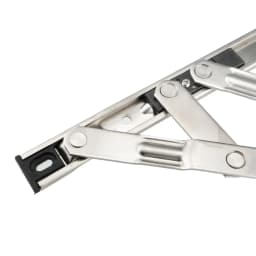 Uxcell 2Pcs Window Hinge 8/10/12/16-Inch Hanging Casement Window Hinge 202 Stainless Steel Silver Tone